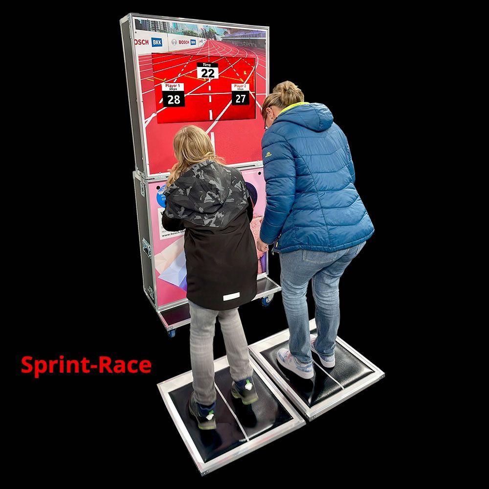 Sportlicher Lauf-Wettbewerb als aktives Promotion-Highlight